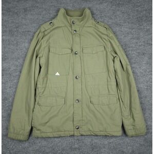 Altamont Scanner 2 Jacket Men's Large Green Button Chore Heavy Lined Pockets